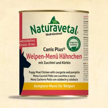 Naturavetal - Canis Plus - Hähnchen - Welpen-Menü